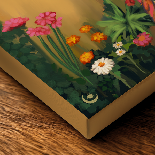 Purchase Aangan ki Khushboo Flower Canvas Painting Online