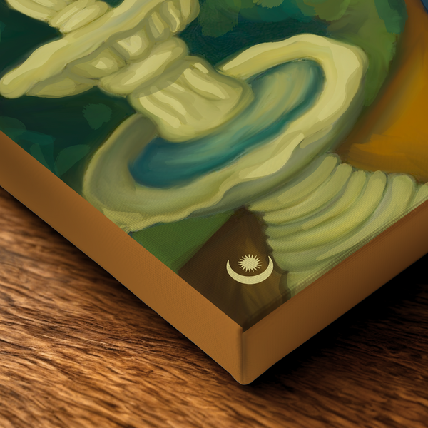 Order Sunset at the Courtyard home decor paintings