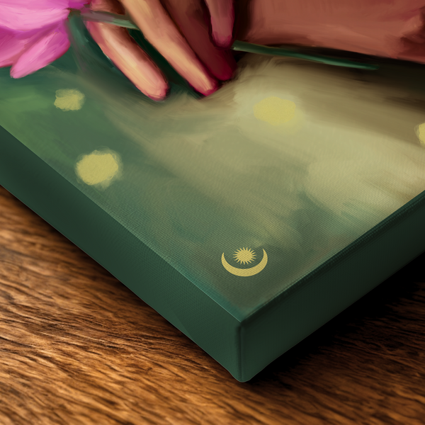 Purchase A Quiet Memory Lotus Canvas Painting Online