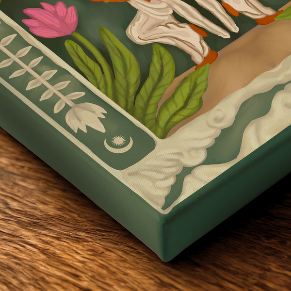 Purchase Blessed Mirrors Lotus painting online