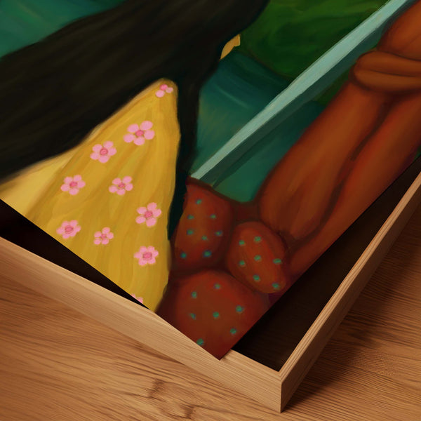 Purchase Shikara Ride on the Dal Canvas Painting Online