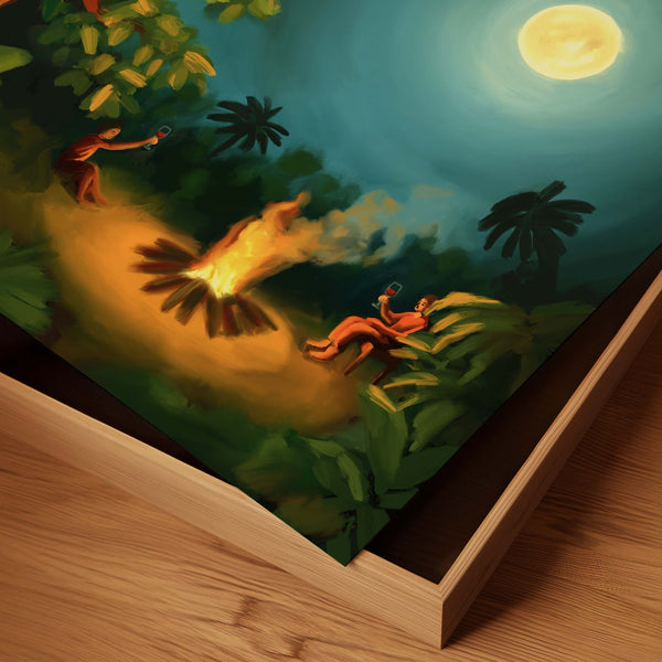 Purchase Wine & Moonshine Canvas Painting Online