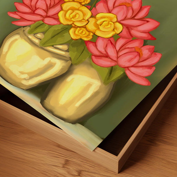 Purchase My Favourite Blooms Canvas Painting Online