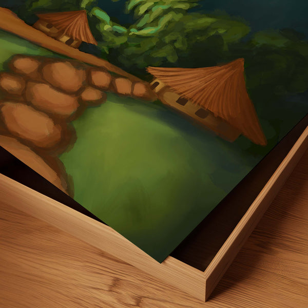 Purchase Mitti ka Raasta moon canvas painting