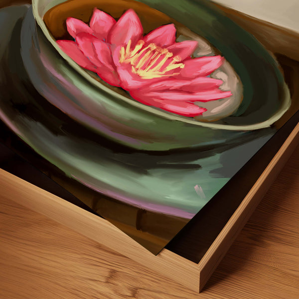 Gift Green Tea Canvas Painting Online