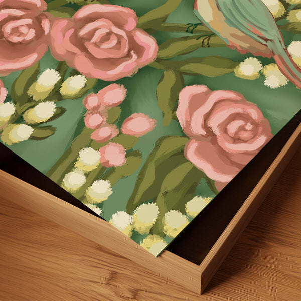 Purchase Chirp & Chat Lotus Canvas Painting Online