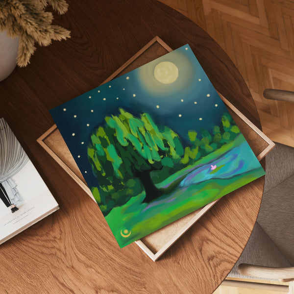 Shop Chinar by the Dal moon art paintings